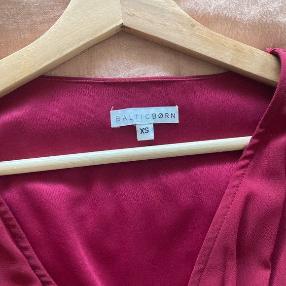 Baltic Born Kristina Dress in Burgundy - Picture 3 of 5